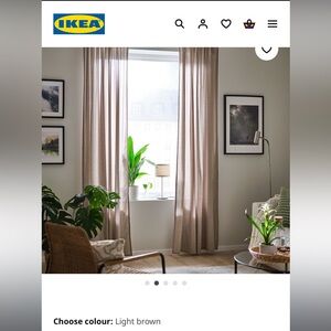 Ikea hannalill curtain (4 panels)